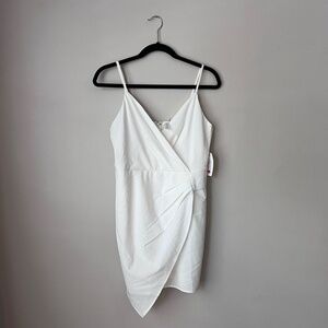 Blue Blush White Dress